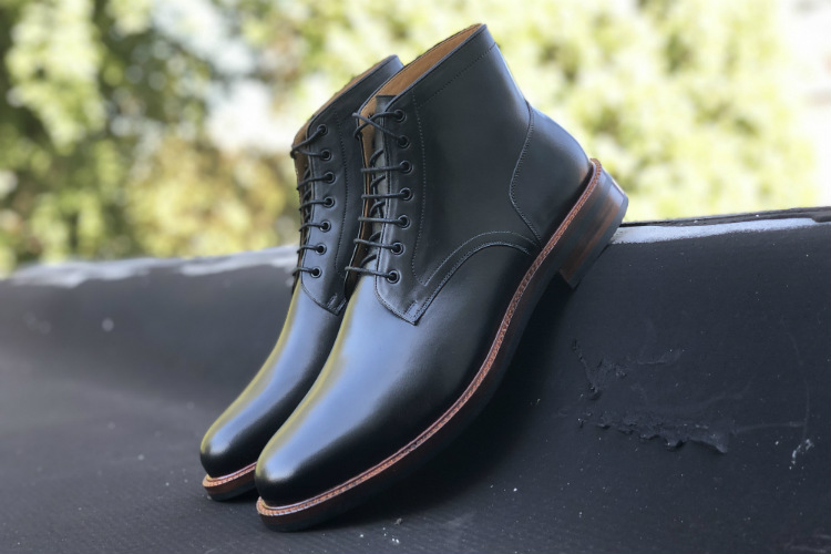 Beckett Service Boot Black Side Profile