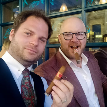 Charles-Philippe & Paul Anthony At Restaurant