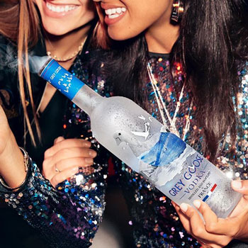 Grey Goose Vodka At Party