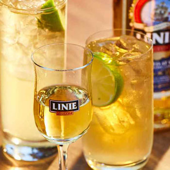 Linie Akvavit In Tulip & Long Glass