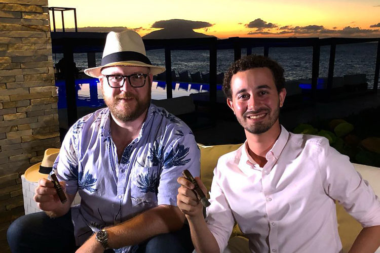 Paul Anthony & Klass Kelner Smoking Davidoff