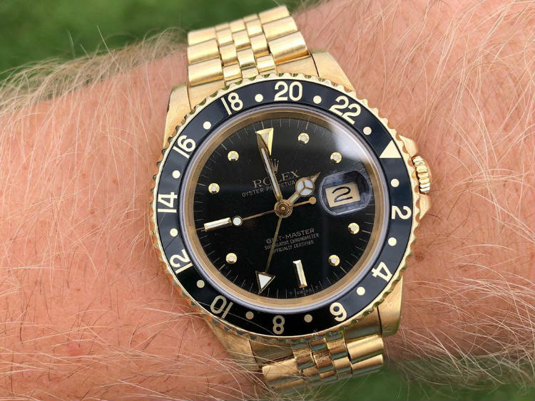 Paul Anthony's Gold Rolex GMT-Master Nipple Dial