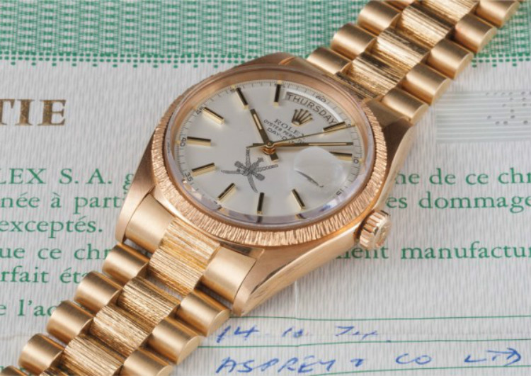 Vintage Rolex Day-Date 1807 Bark Bezel