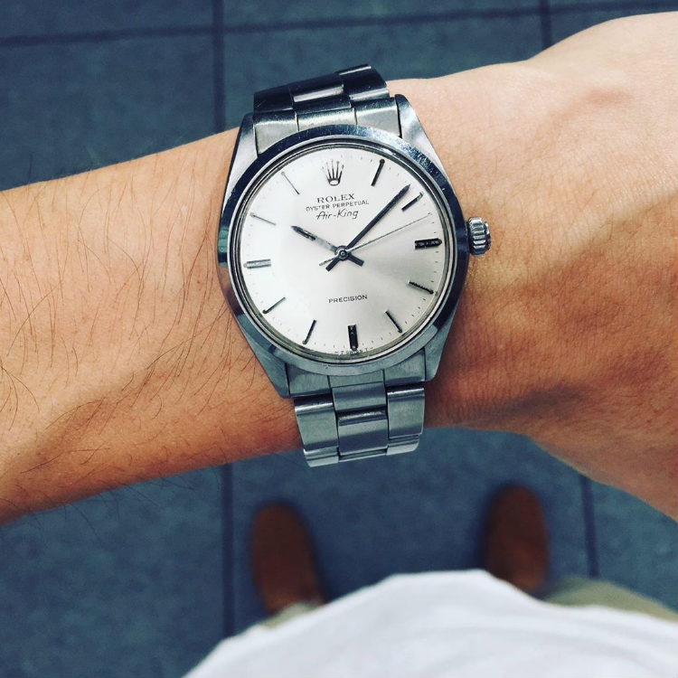 Vintage Steel Rolex Air-King 5500