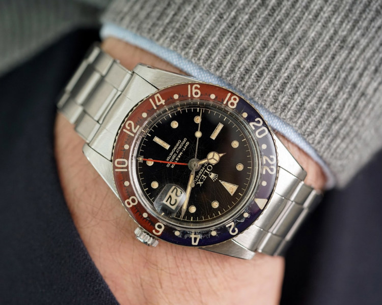 Rolex Vintage GMT-Master 6542 Bakelite Bezel
