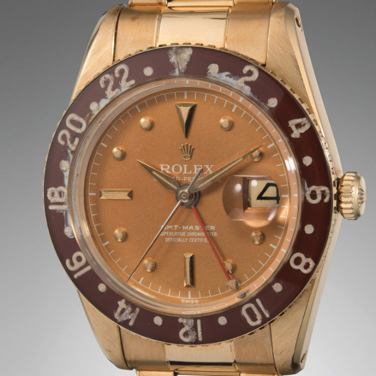 Vintage Rolex GMT-Master Pussy Galore 6542 Yellow Gold