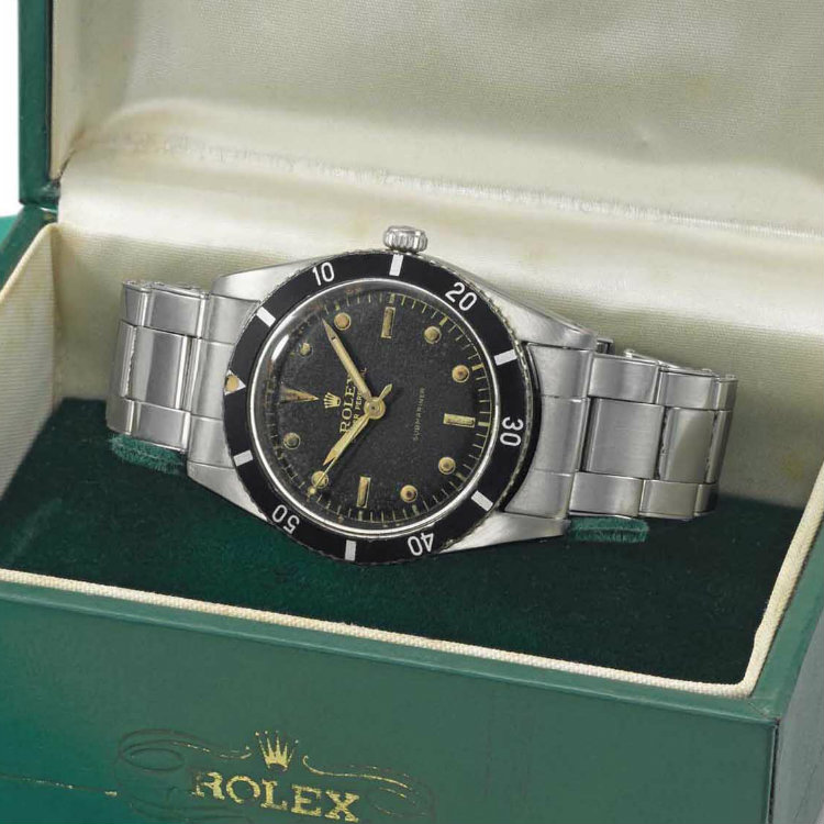 Vintage Rolex Submariner Stick Hands Ref 6204