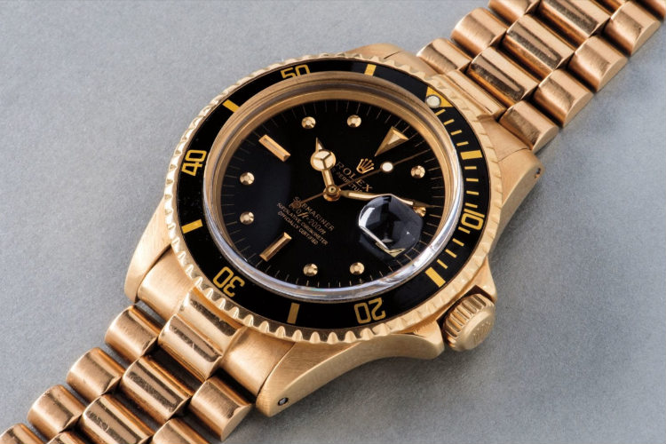 Vintage Submariner Yellow Gold 1680 President Bracelet