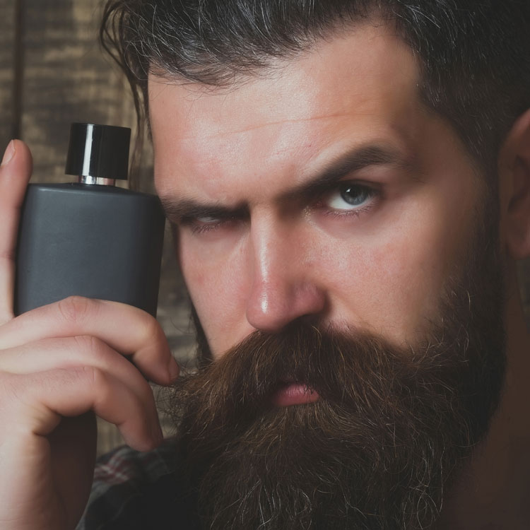 Bearded Man With A Perfume Bottle