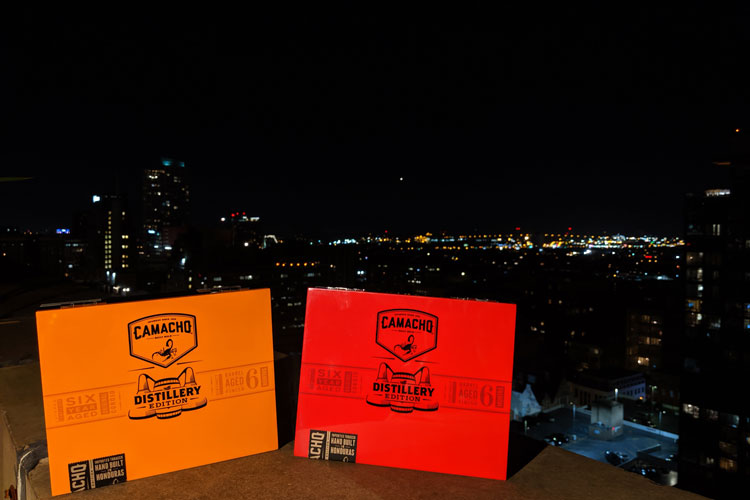 Camacho Distillery Edition Connecticut & Corojo Boxes Side By Side