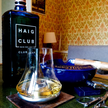 Haig Club Clubman Bottle & Peugeot Glass