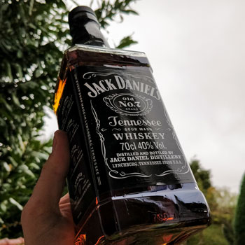 Jack Daniel's Old No 7 Sour Mash Sky Background