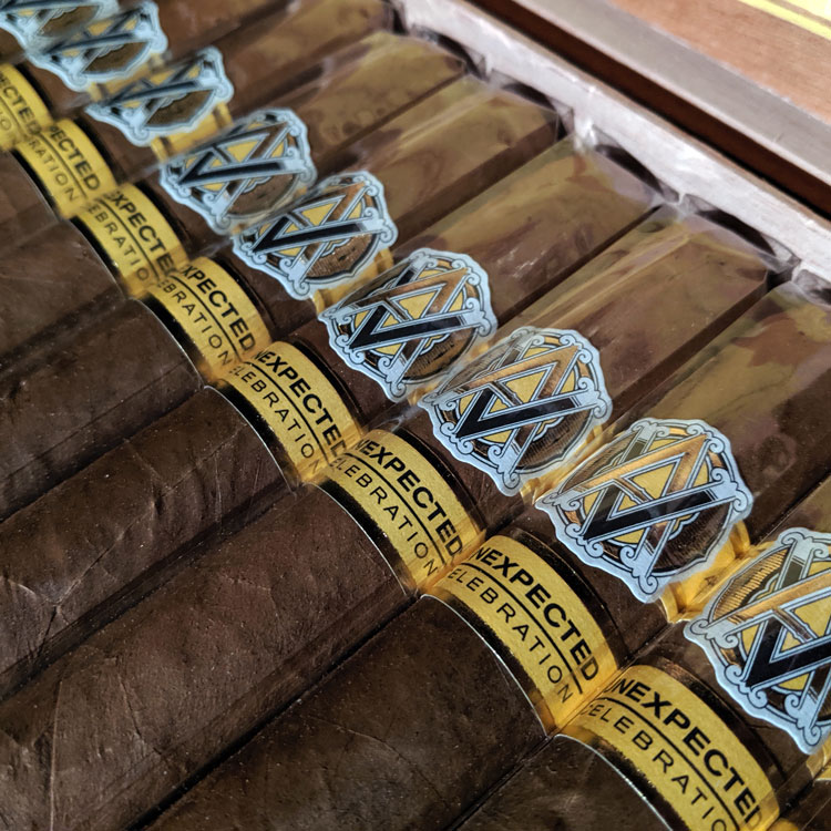 Row Of Avo Unexpected Celebration Cigars