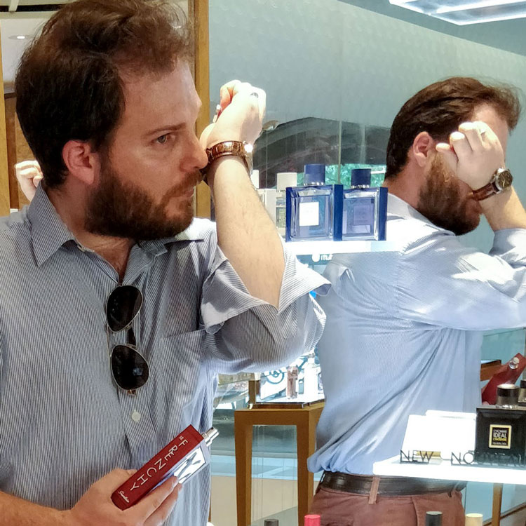 Testing Guerlain Fragrance