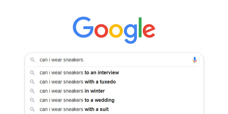Tuxedo & Sneakers Google Search Query