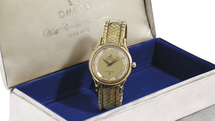 Vintage Omega Constellation 2699 Yellow Gold Bracelet