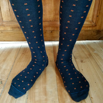 Boardroom Socks Over The Calf On Feet