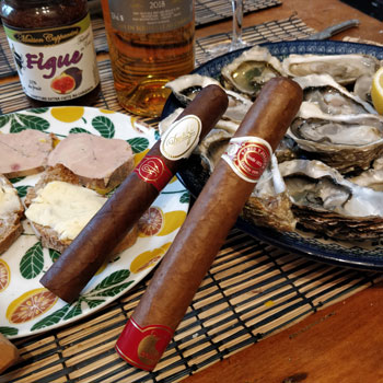 Davidoff Year Of The Rat & Romeo Y Julieta Maravillas 8 Oysters & Foie Gras