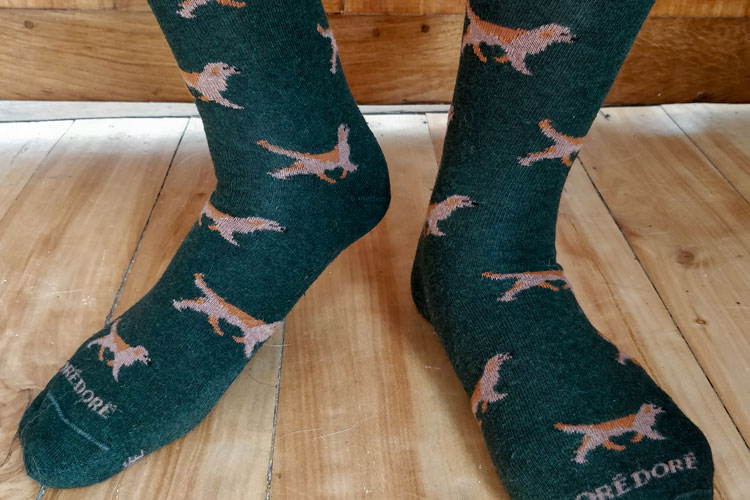 Doré Doré Novelty Hunting Dog Socks