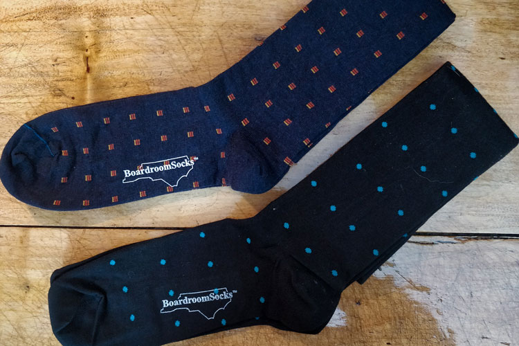 Patterned Boardroom Socks