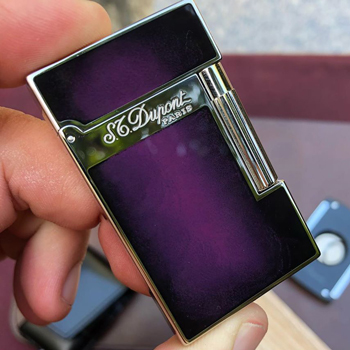 ST Dupont Ligne 2 Purple Lighter
