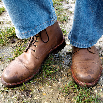 Beckett Simonon Rubber Sole Boots In Mud