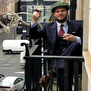 Cigar & Indochino Suit & Ace Marks Shoes