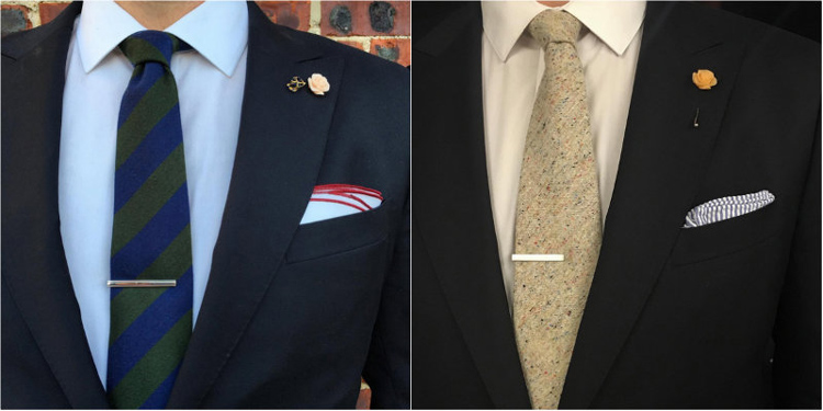 Dapper Lapel Tie Clips