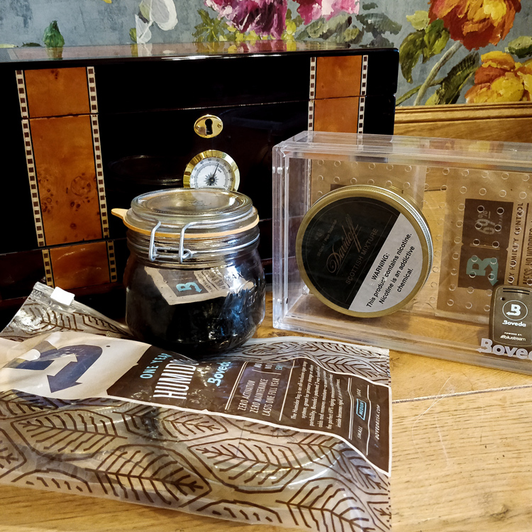 Different Containers For Storing Pipe Tobacco