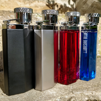 Dunhill Desire Red Blue Silver & Black Lined Up