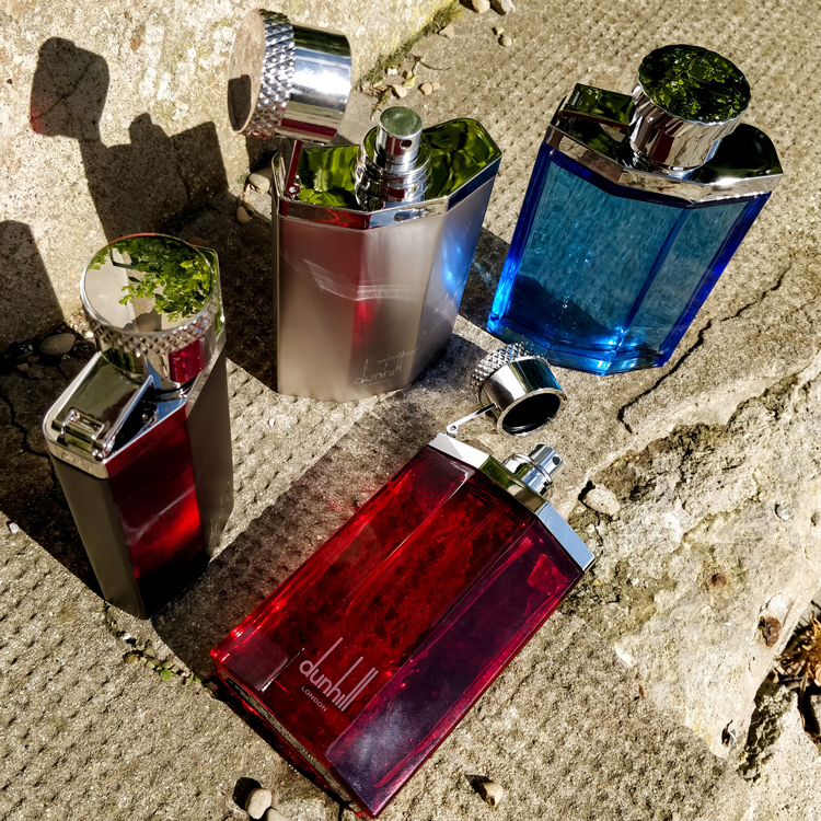 Dunhill Desire Red Blue Silver & Black