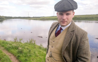 Moleskin Waistcoat, Sitff Collar & Plus Fours