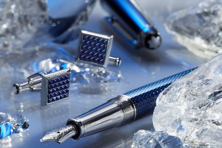 Montblanc Cufflinks & Meisterstruck Pen