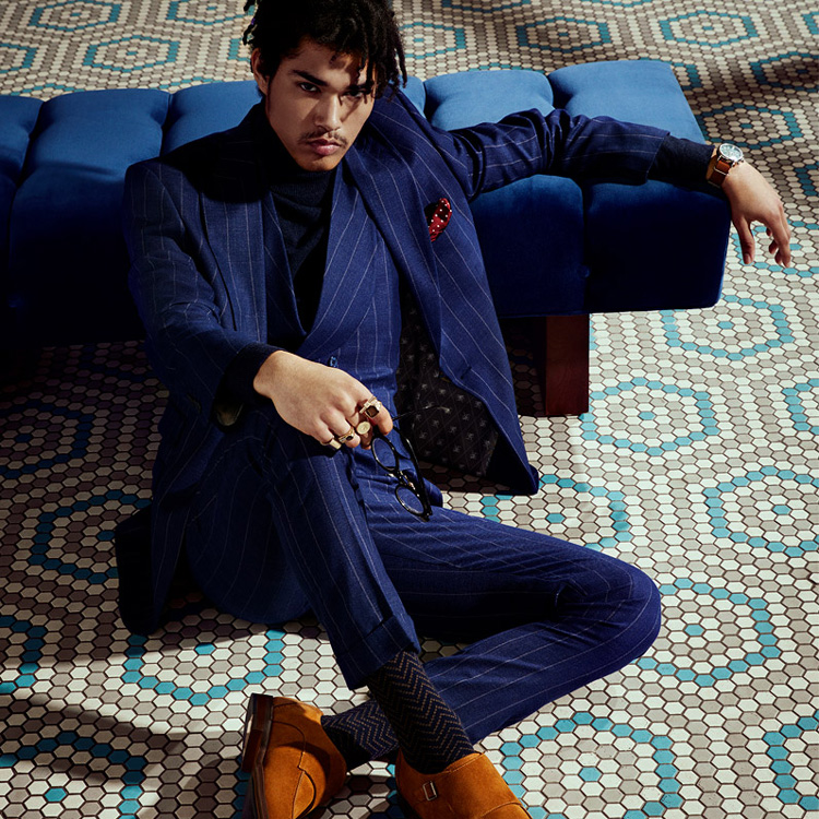 Stacy Adams Pinstripe Suit