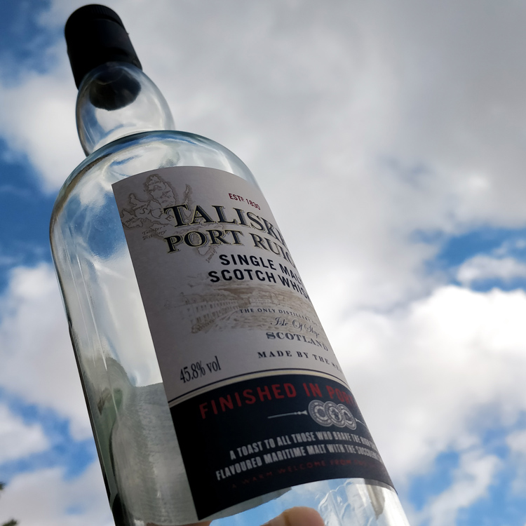 Talisker Port Ruighe Isle Of Skye Whisky Bottle
