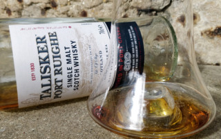 Talisker Port Ruighe Isle Of Skye Whisky & Peugeot Glass