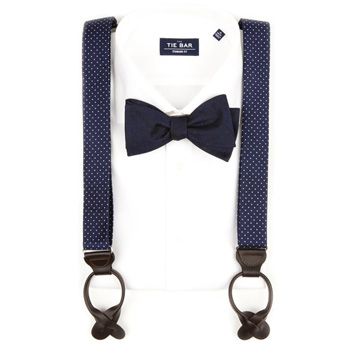 The Tie Bar Braces & Bow Tie