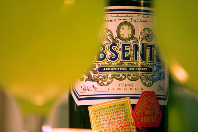 Absinthe Bottle Close-Up By JB RitingOnTheWall CC2