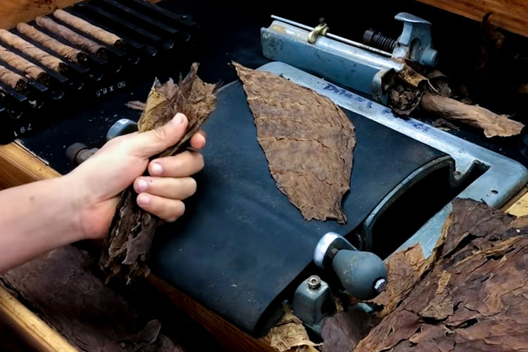 Accordian Cigar Bunching Rolling Technique