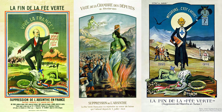 La Fin de La Fée Verte Absinthe Supression France & Switzerland