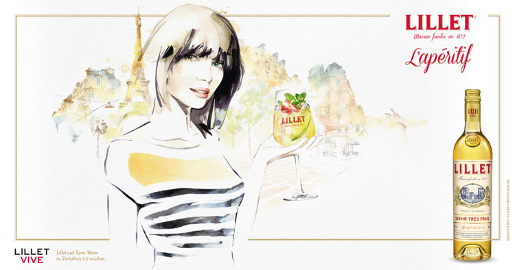 Lillet Blanc Painting