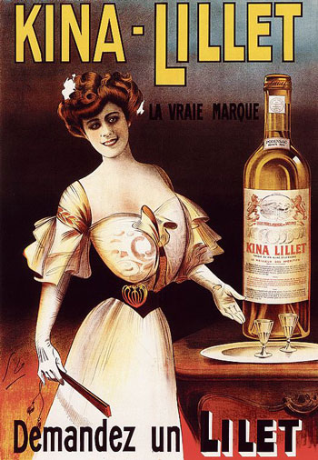 Old Vintage Kina Lillet Poster