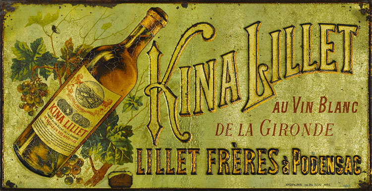 Original Kina Lillet Poster From 1872