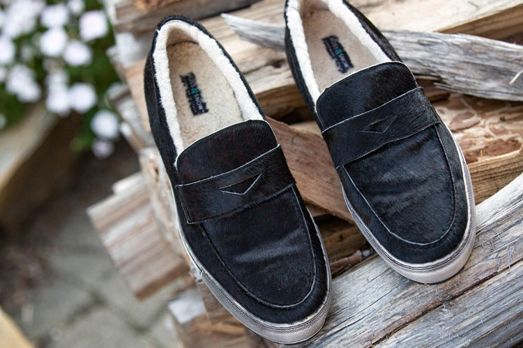 Ross & Snow Matteo Shearling Penny Loafer Sneakers