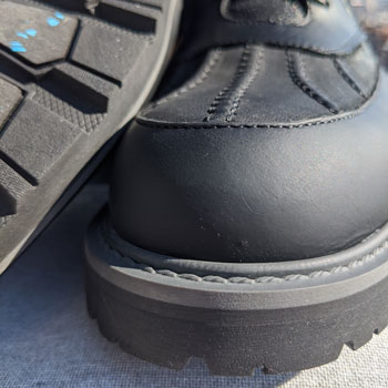 Ross & Snow Philippe Duck Boot Toe Detail