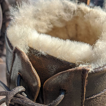 Ross & Snow Riccardo Boot Shearling Detail