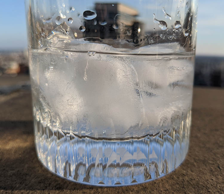 Bombay Sapphire Neat over Ice