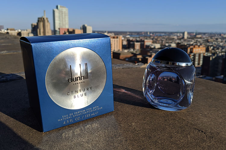 Dunhill Century Blue Bottle and Packaging