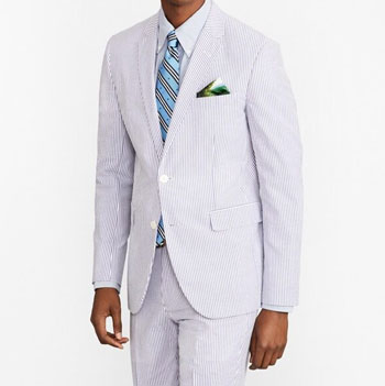 Brooks Brothers Stripe Seersucker Suit