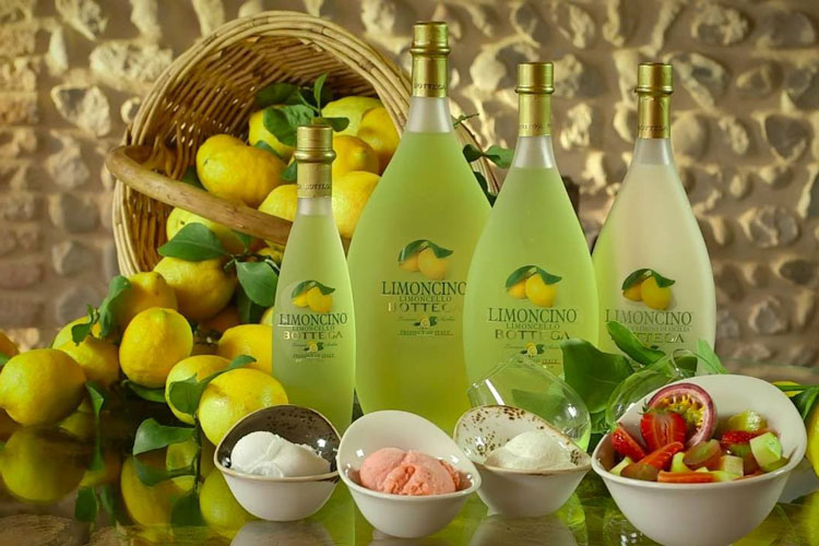 Different Bottega Limoncello types